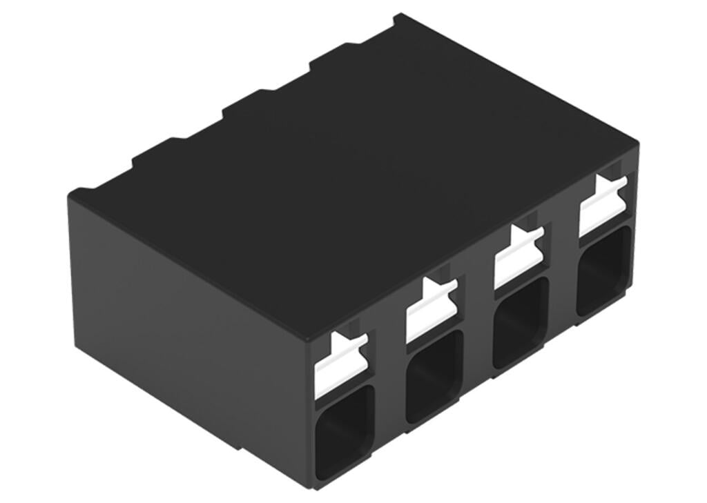 2086-3204/700-000/997-605 WAGO Borna para placas de circuito impreso; Negro