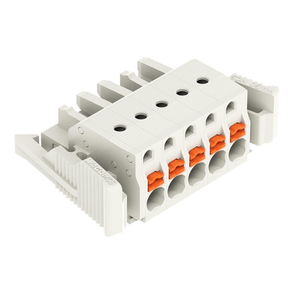 2721-105/037-000 WAGO Conector hembra para 1 conductor; Tecla