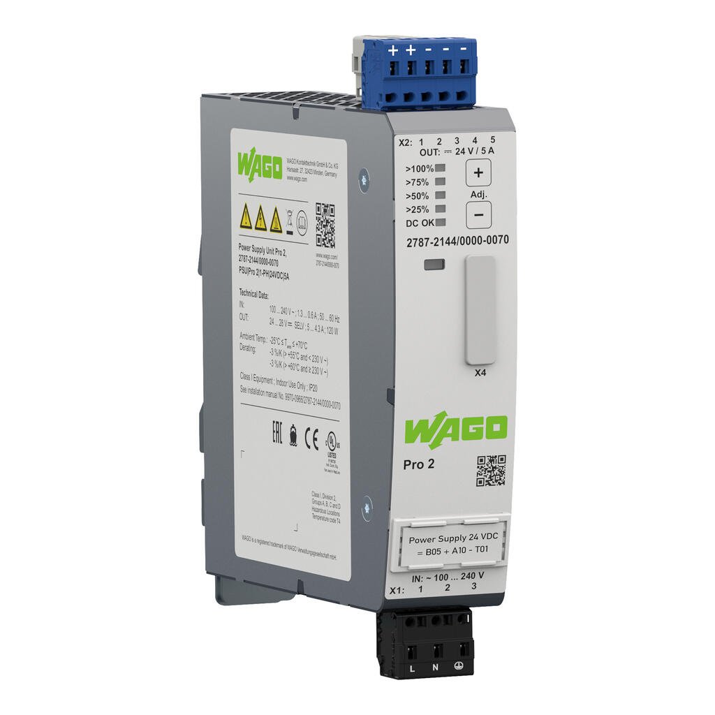 2787-2144/000-070 WAGO Fuente de alimentación; Pro 2; monofásico; 24V DC