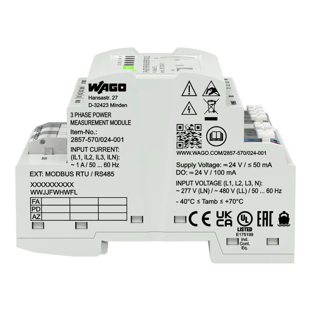 2857-570/024-001 WAGO Convertidor de potencia de 3 fases