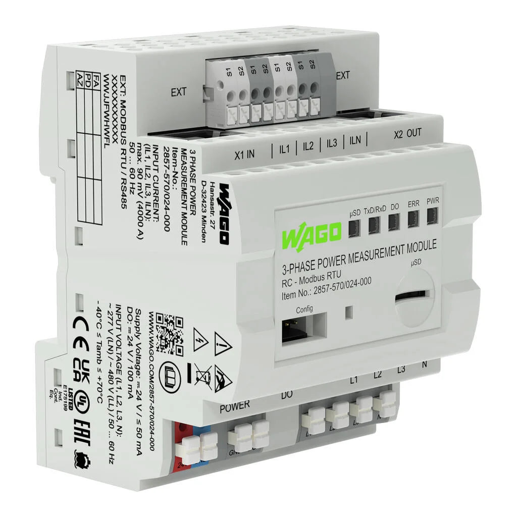 2857-570/024-000 WAGO Convertidor de potencia de 3 fases