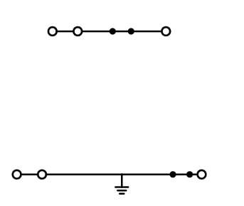 870-535 WAGO Borna de doble piso 3 conductores; gris