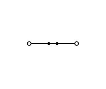 870-919 WAGO Borna de paso para 2 conductores; 2,5 mm²; Apropiado para aplicaciones Ex e II; Marcaje lateral y central; para carril DIN 15; CAGE CLAMP®; 2,50 mm²; gris claro