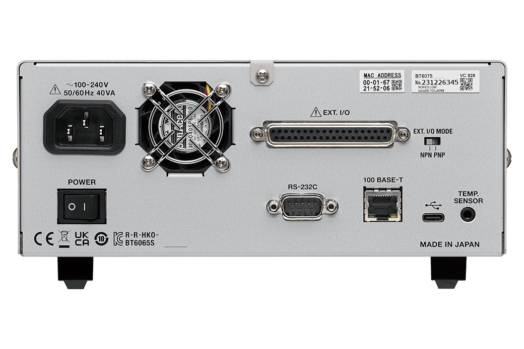 BT6075 HIOKI COMPROBADOR DE BATERÍAS DE PRECISIÓN