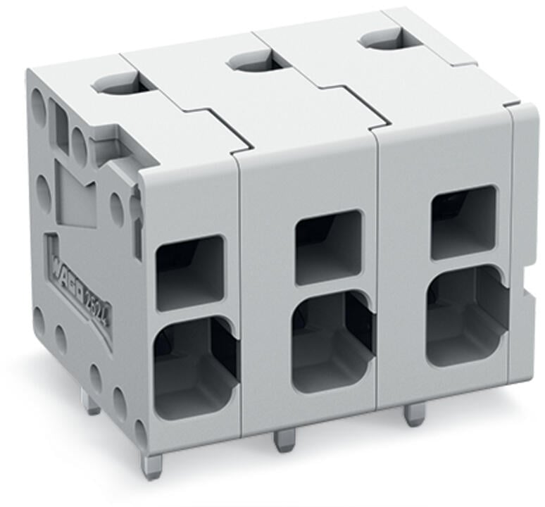 2624-1305 WAGO Borna para placas de circuito impreso; 3 polos; Gris