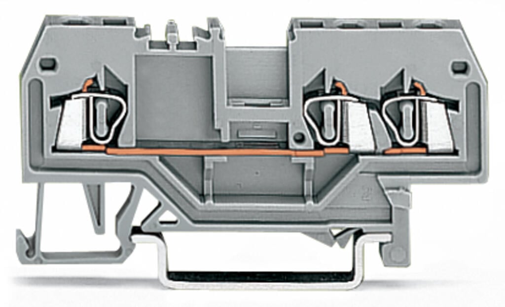 279-682 WAGO Borna de paso para 3 conductores; Naranja