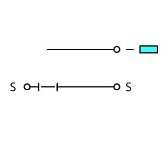 280-566 WAGO Borna para actuadores, 2 conductores; Gris