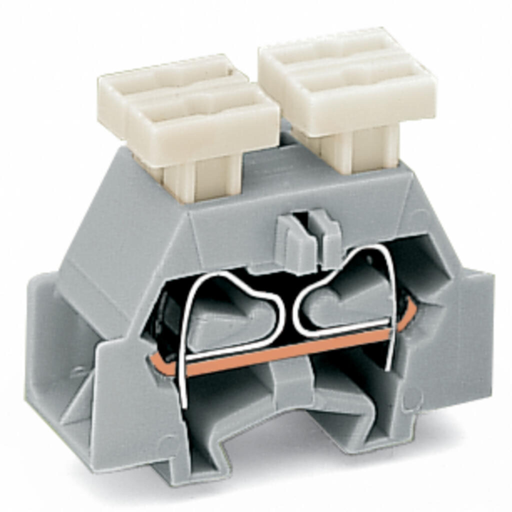 261-356/342-000 WAGO Borna final para 4 conductores para una máxima flexibilización del espacio; 1 polo; Naranja