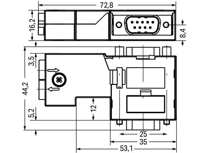 Conector-de-bus-de-campo-PROFIBUS_750-972