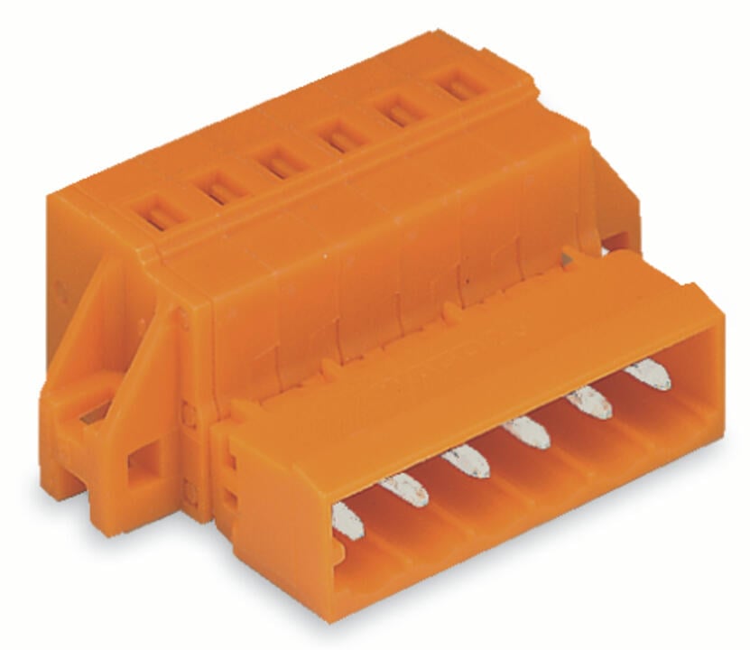 231-638/019-000 WAGO Conector macho, 1 conductor; 8 polos; Naranja