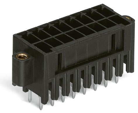 713-1403/107-000 WAGO Conector macho THT, 2 líneas; 6 polos; negro