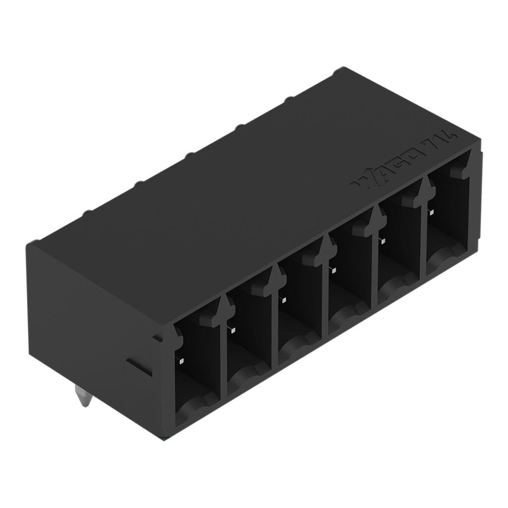 714-176 WAGO Conector macho THT; 16 polos; negro