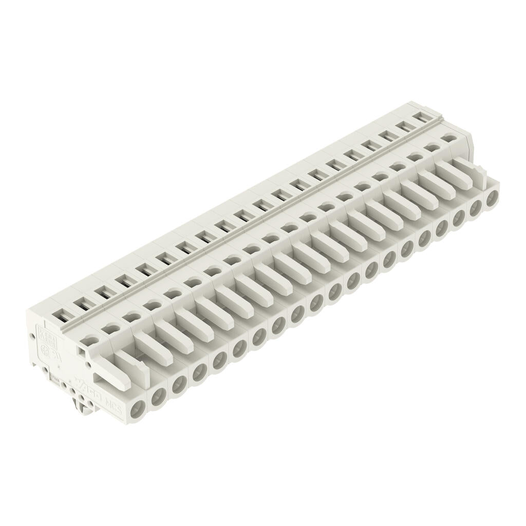 721-120/008-000 WAGO Conector hembra para 1 conductor; gris claro