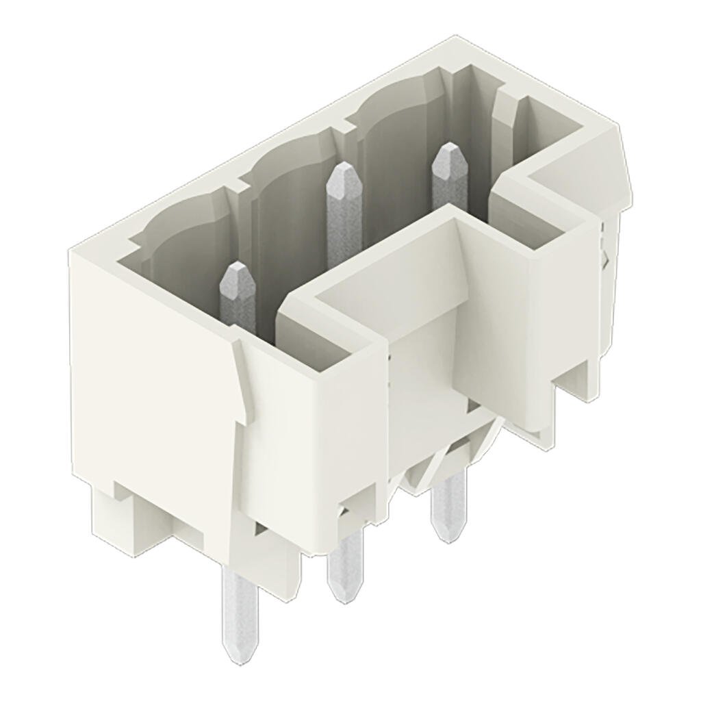 721-133/001-040 WAGO Conector macho THT; 3 polos; gris claro