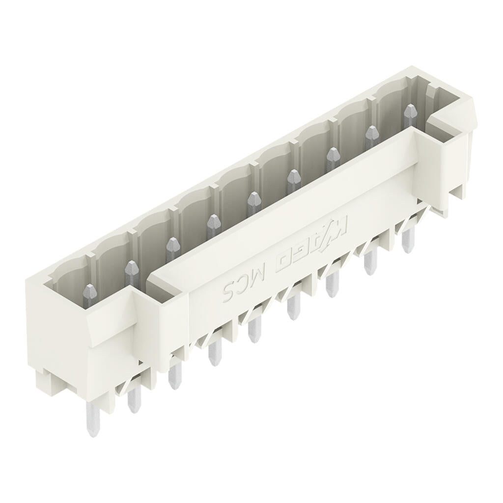 721-139/001-000 WAGO Conector macho THT; 9 polos; gris claro