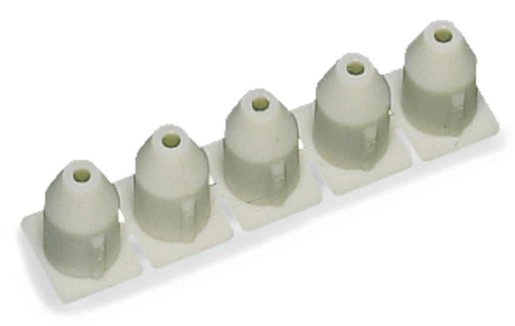 280-471 WAGO Embudos aislantes; 0,25 - 0,5 mm²; 5 unidades / tira; Gris claro