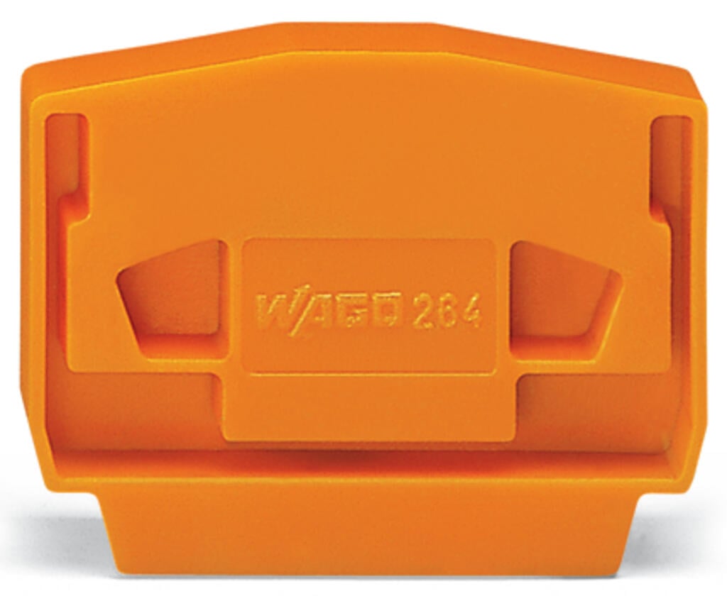 264-368 WAGO Placa final e intermedia; espesor 4 mm; Gris