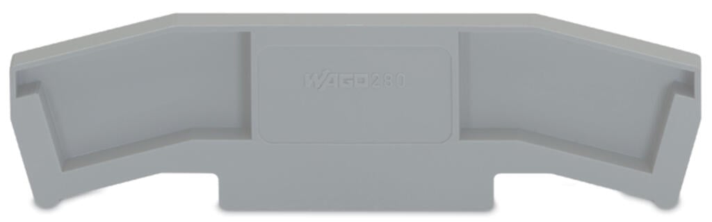 280-325 WAGO Placa final e intermedia; espesor 5 mm; Gris