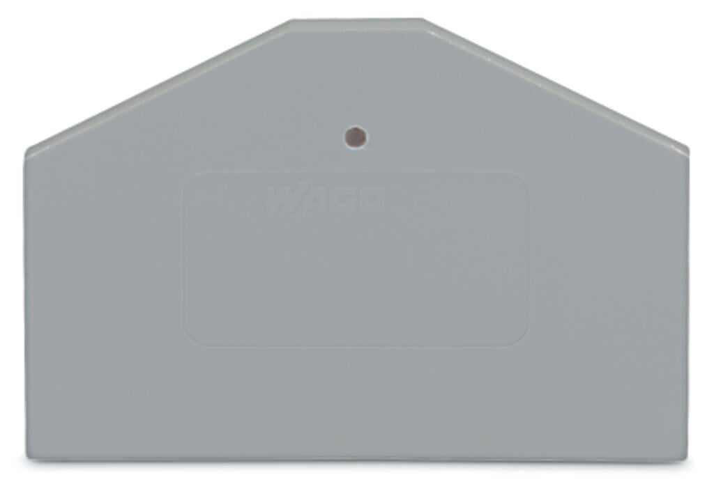 281-312 WAGO Placa final e intermedia; espesor 2,5 mm; Gris