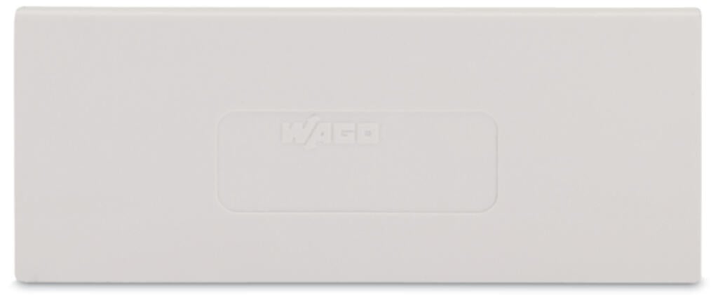 279-342 WAGO Separador; espesor 2 mm; sobresaliente; Gris claro
