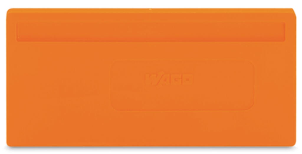 281-331 WAGO Separador; espesor 2 mm; sobresaliente; Naranja