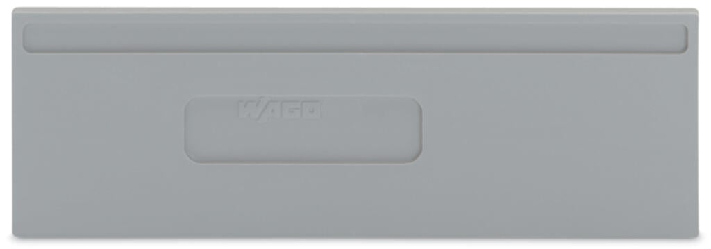 281-338 WAGO Separador; espesor 2 mm; sobresaliente; Gris