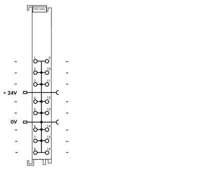 750-1606 WAGO Módulo de distribución de potencial
