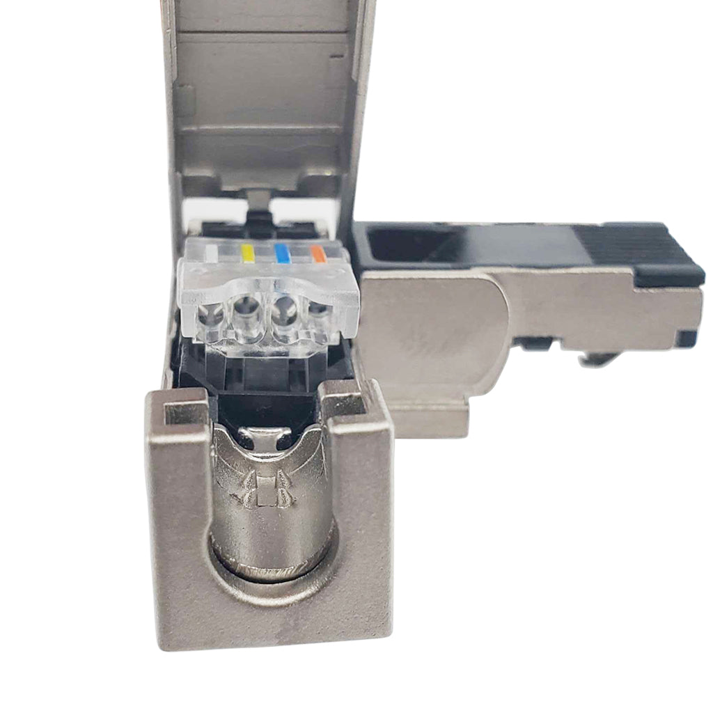 114030004 Connector RJ45 Plug Fast Connect 90°