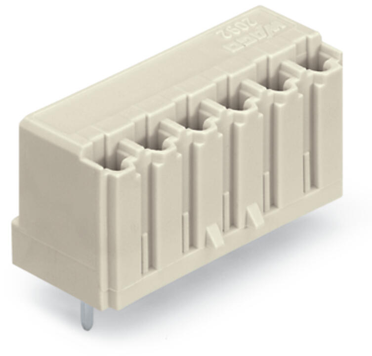 2092-1306 WAGO Conector hembra THT 6 polos gris claro