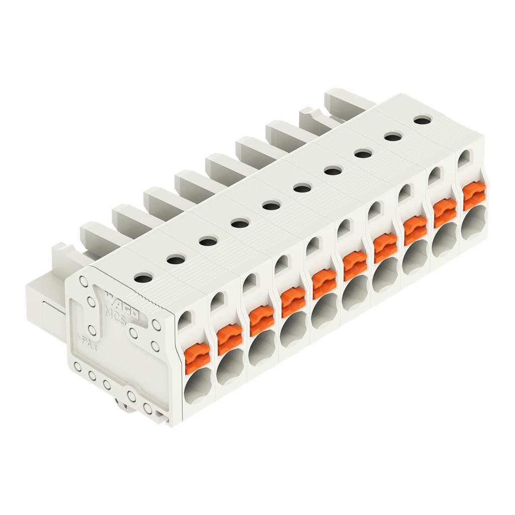 2721-110/008-000 WAGO Conector hembra para 1 conductor; Tecla