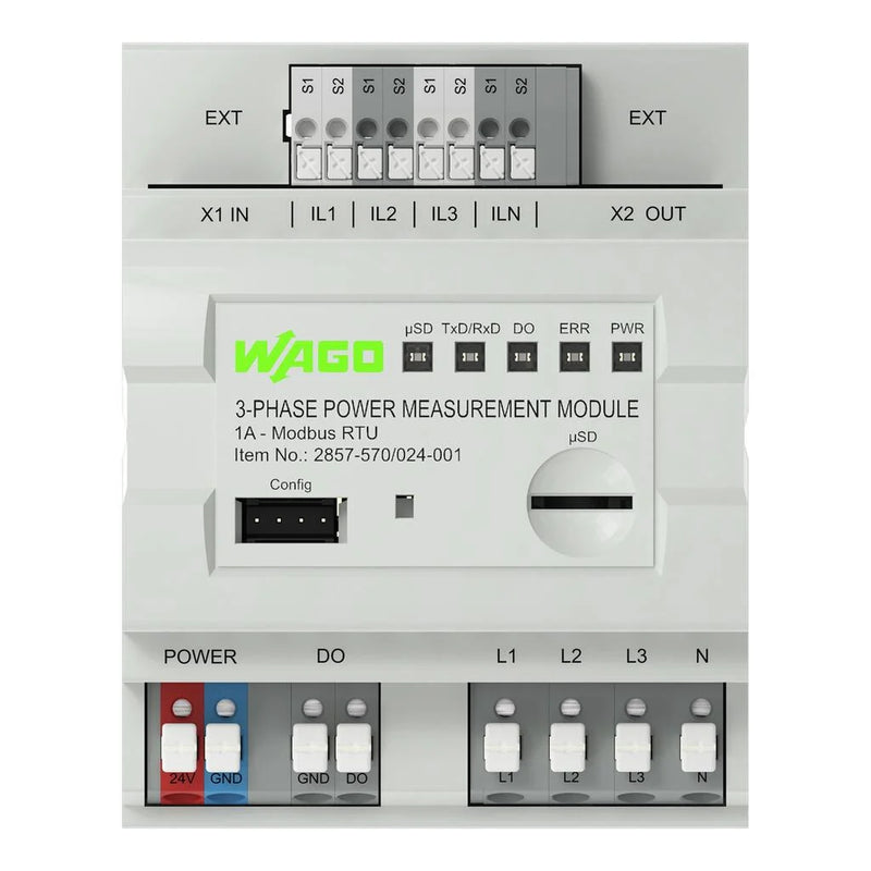 2857-570/024-000 WAGO Convertidor de potencia de 3 fases