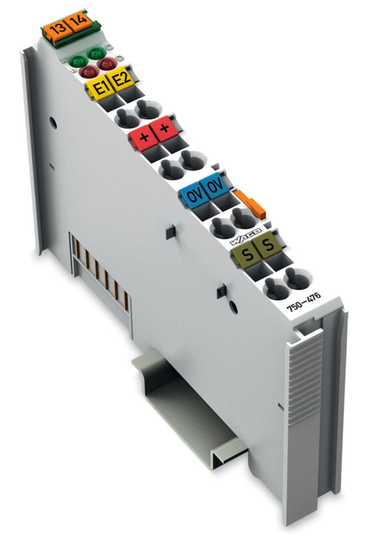 750-476 WAGO 2AI; ± 10 V; Single-Ended (lazo interno); 16 bits