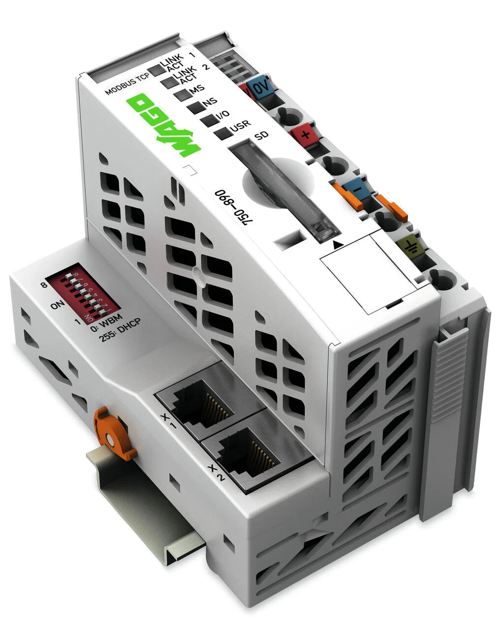 750-890/025-001 WAGO Controlador Modbus TCP; 4ª generación