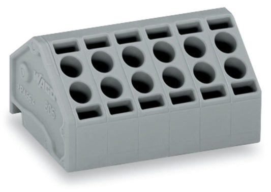 806-103 WAGO Conector hembra para 2 conductores; 1,5 mm²; Paso 5 mm
