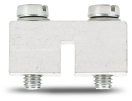 883-7042 WAGO Puente; 2 polos; blank; colores plateados