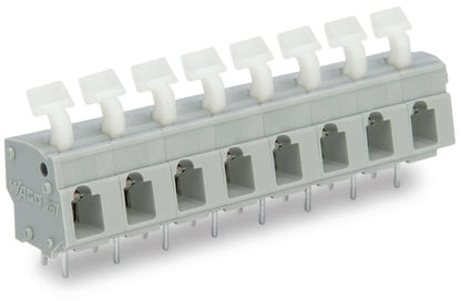 257-562 WAGO Borna para placas de circuito impreso; 12 polos; Gris