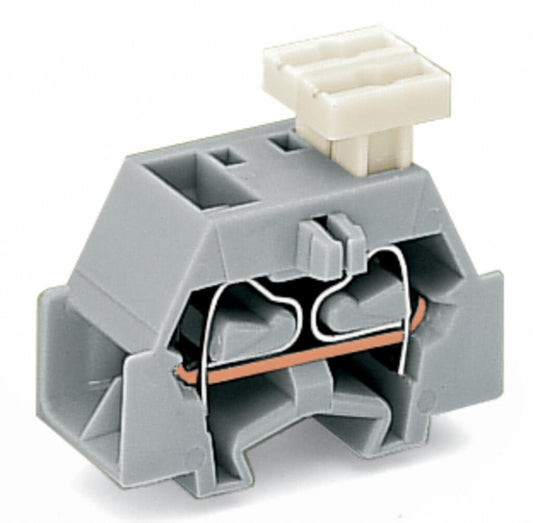 261-331/332-000 WAGO Borna para 4 conductores; 1 polo; Gris