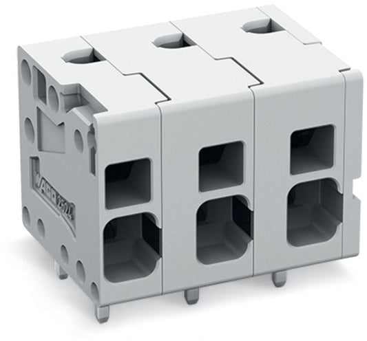 2624-1304 WAGO Borna para placas de circuito impreso; 4 polos; Gris