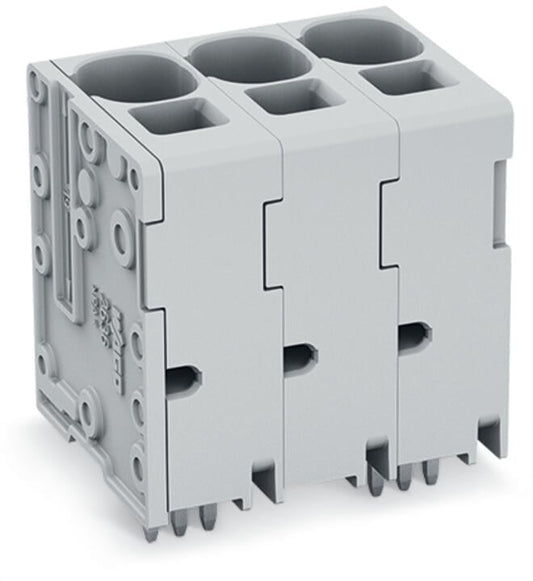 2636-3102/020-000 WAGO Borna para placas de circuito impreso; 2 polos; Gris