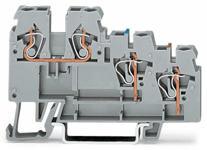 270-560 WAGO Borna de sensores para 3 conductores; Gris