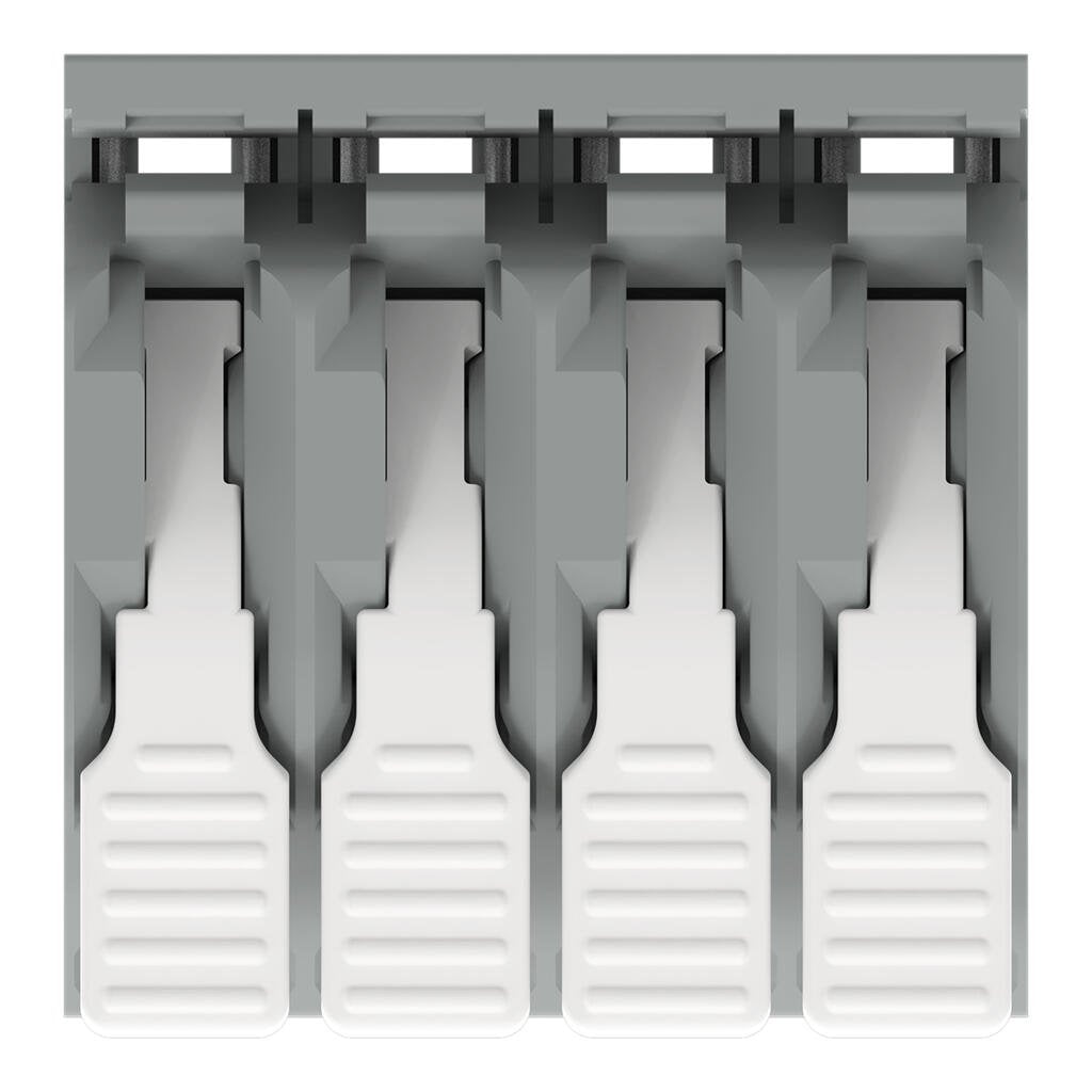 2706-154 WAGO Borna para placas de circuito impreso; 4 polos; Gris