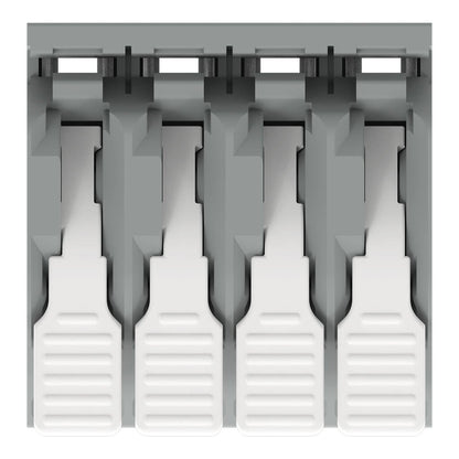 2706-154 WAGO Borna para placas de circuito impreso; 4 polos; Gris