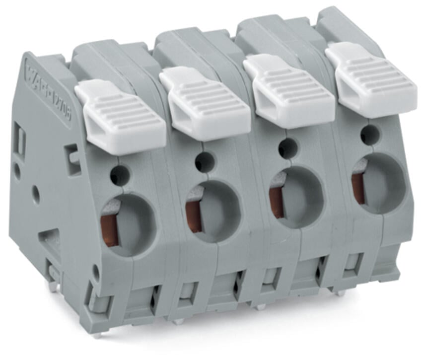 2706-209 WAGO Borna para placas de circuito impreso; 9 polos; Gris