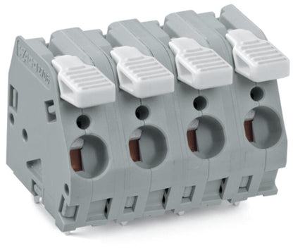 2706-209 WAGO Borna para placas de circuito impreso; 9 polos; Gris