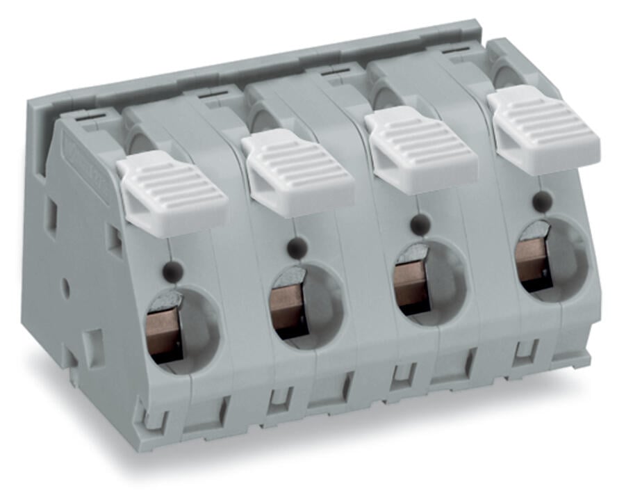 2716-253 WAGO Borna para placas de circuito impreso; 3 polos; Gris