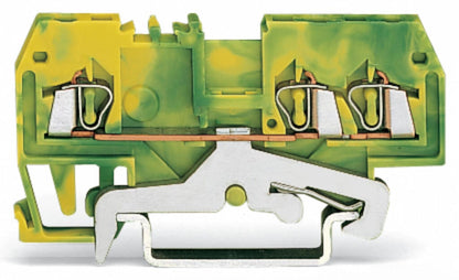 279-687/999-950 WAGO Borna de tierra para 3 conductores; Verde-amarillo