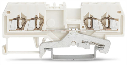279-838 WAGO Borna de tierra para 4 conductores; Blanco