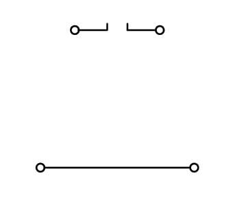 280-531 WAGO Borna de doble piso; Azul/Gris