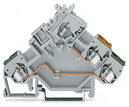 280-554 WAGO Borna de actuadores para 3 conductores; Gris
