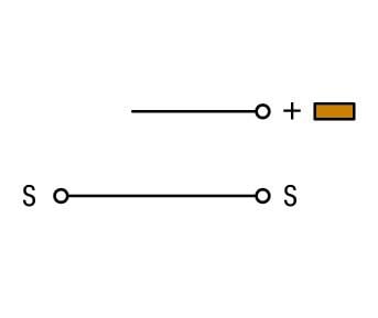 280-554 WAGO Borna de actuadores para 3 conductores; Gris